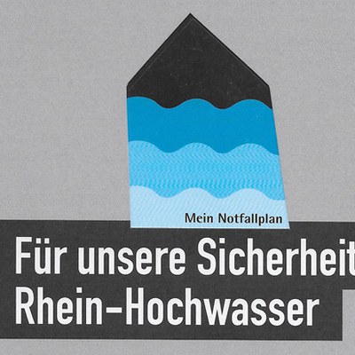 Sicherheit bei Rhein-Hochwasser: Info-Broschüre