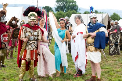 Großer Anklang für Römerfest in Brederis