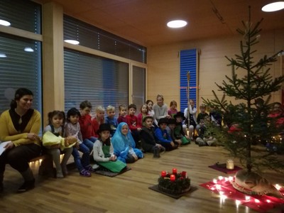 Weihnachtsfeier im Kindergarten
