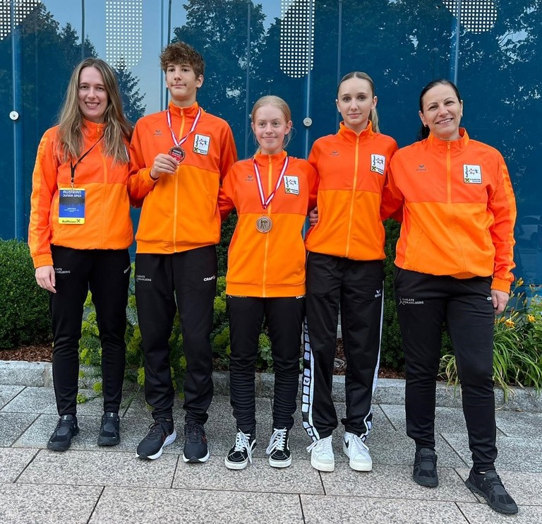 Das Team bei den Austrian Junioren Open