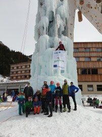 ERASMUS+ "Jugend in Aktion": Eisklettern – Eiskletterturm Malbun
