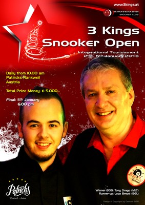 Snookerstars in Rankweil - 3 Königs Snooker Open 2016