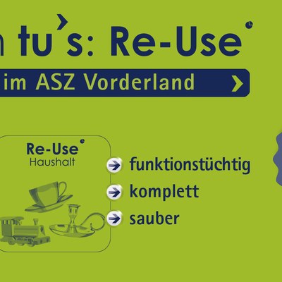 Re-Use-Sammeltag beim ASZ Vorderland