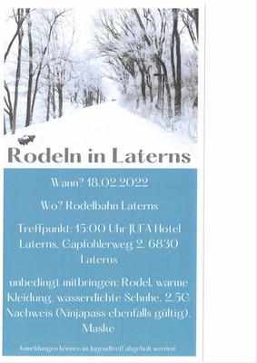 Rodeln in Laterns